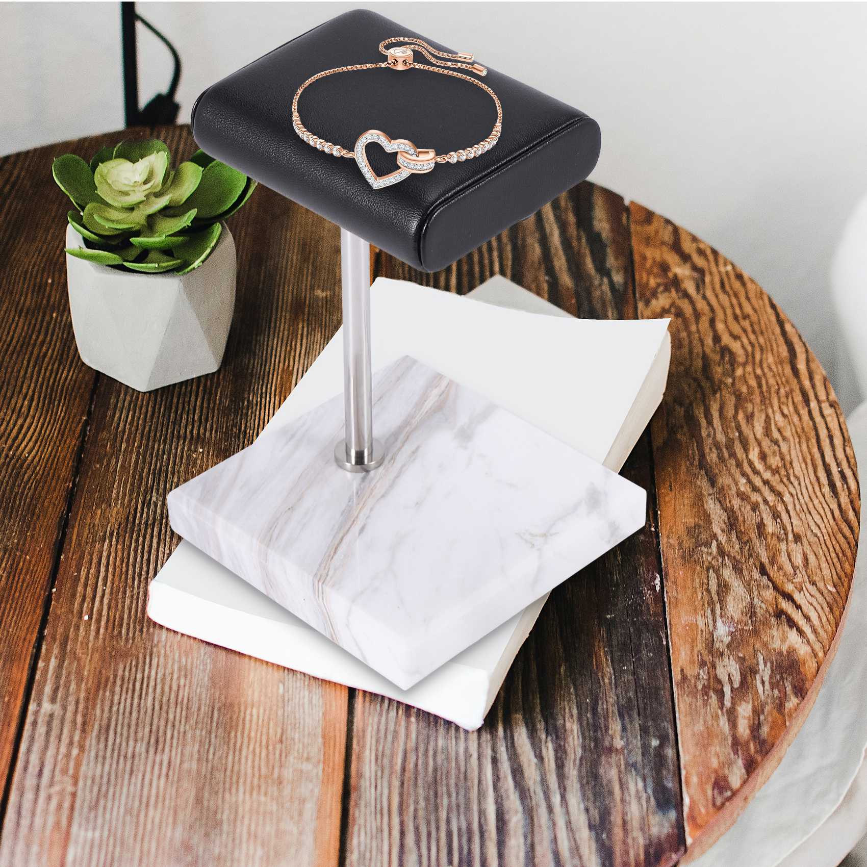 Jewelry For Watches - ABQR Белый мраморный браслет для часов
